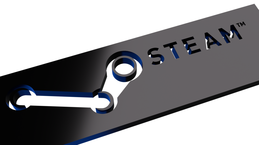 3D render van een logo