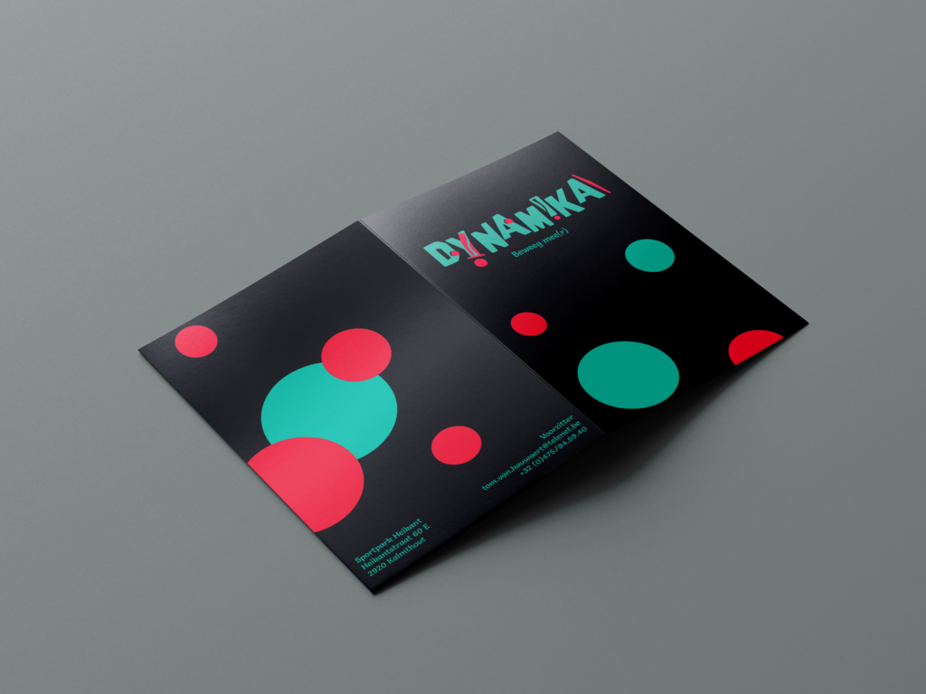Mockup van een presentatiemap